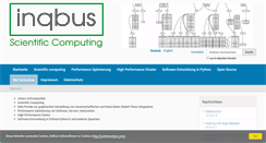 Desktop Screenshot of inqbus.de